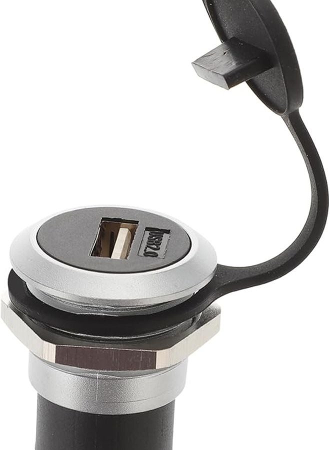 USB Panel Mount Connector Female to Female Extension Flush Mount Design High Speed Data Transfer - Image 1